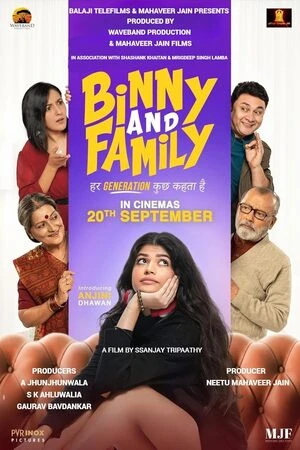 Binny and Family 2024 Audio WEB-DL | Hindi Full Movie